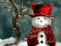                                                                     Cute Snowmen Jigsaw קחשמ