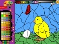                                                                     Chick And egg coloring קחשמ