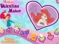                                                                     The Little Mermaid Valentine Maker קחשמ
