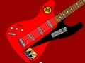                                                                     Red and Black Guitar קחשמ