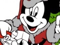                                                                     Santa Mickey Coloring קחשמ