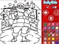                                                                     Santa Claus Online Coloring קחשמ