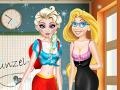                                                                     Elsa and Rapunzel: Highschool Outfit קחשמ