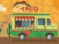                                                                    Street Food Truck Jigsaw קחשמ