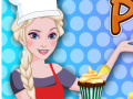                                                                     Elsa Cooking Ginger Pumpkin Cupcakes קחשמ