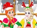                                                                     Elsa And Anna Christmas Day קחשמ