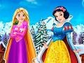                                                                     Rapunzel And Snow White Winter Dress Up קחשמ