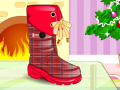                                                                     Winter Boots Decoration קחשמ