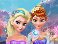                                                                     Anna and Elsa Makeover קחשמ