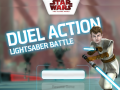                                                                       Star Wars Duel Action Lightsaber  ליּפש