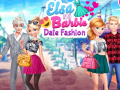                                                                     Elsa and Barbie Date Fashion קחשמ