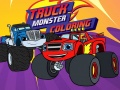                                                                       Truck Monster Coloring ליּפש