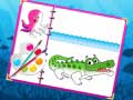                                                                     Sea Creatures Coloring Book קחשמ
