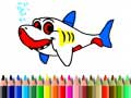                                                                     Back To School: Shark Coloring Book קחשמ
