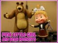                                                                     Pink Little Girl and Bear Moments קחשמ