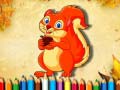                                                                     Squirrel Coloring Book קחשמ