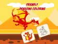                                                                      Friendly Dragons Coloring ליּפש
