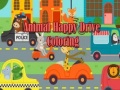                                                                     Animal Happy Drive Coloring קחשמ
