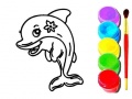                                                                     Dolphin Coloring Book קחשמ