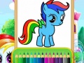                                                                       Wonder Pony Coloring ליּפש