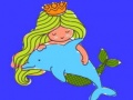                                                                     Mermaid Coloring Book קחשמ