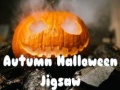                                                                     Autumn Halloween Jigsaw קחשמ