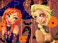                                                                     Princess Halloween Jigsaw קחשמ