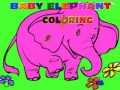                                                                     Baby Elephant Coloring קחשמ