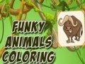                                                                       Funky Animals Coloring ליּפש