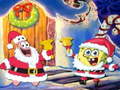                                                                     SpongeBob Christmas Jigsaw Puzzle קחשמ