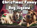                                                                     Christmas Funny Dog Jigsaw קחשמ