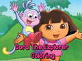                                                                       Dora The Explorer Coloring ליּפש