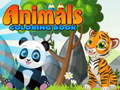                                                                     Animal coloring Book  קחשמ