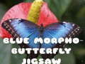                                                                       Blue Morpho Butterfly Jigsaw ליּפש