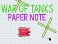                                                                       War Of Tanks Paper Note ליּפש