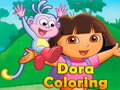                                                                       Dora Coloring ליּפש