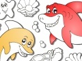                                                                       Sea Animals Online Coloring ליּפש