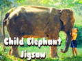                                                                     Child Elephant Jigsaw קחשמ