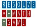                                                                     RESOLVE a math game קחשמ