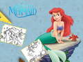                                                                    The Little Mermaid Coloring Book קחשמ