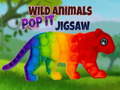                                                                       Wild Animals Pop It Jigsaw ליּפש