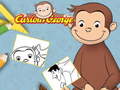                                                                       Curious George Coloring Book ליּפש