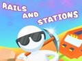                                                                     Rails and Stations קחשמ