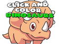                                                                     Click And Color Dinosaurs קחשמ