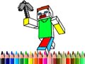                                                                       Back to School: Minecraft Coloring ליּפש