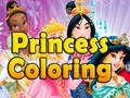                                                                     Princess Coloring קחשמ