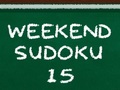                                                                       Weekend Sudoku 15 ליּפש