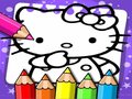                                                                     Hello Kitty Coloring Book  קחשמ