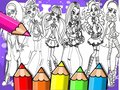                                                                       Monster High Coloring Book ליּפש