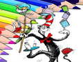                                                                     Coloring Book for Cat In The Hat קחשמ